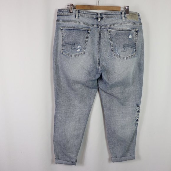 Silver Izzy Ankle skinny Jeans sz 16 - Picture 7 of 12